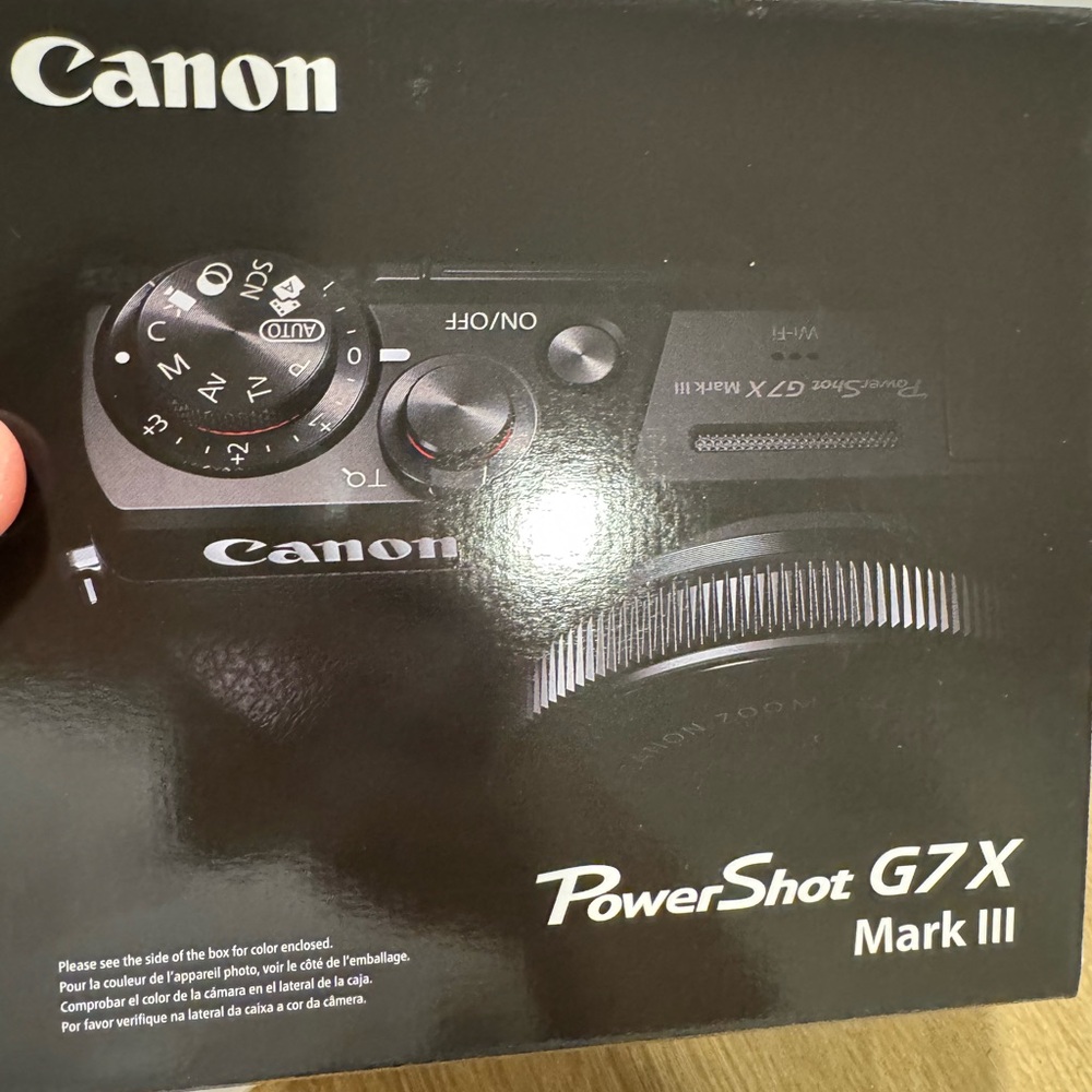 Canon PowerShot G7 X Mark III - Sleek Black